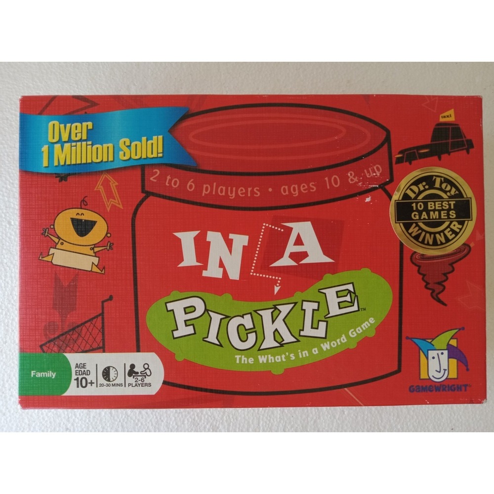 IN A PICKLE Award Winning  Card Game Gamewright Ages 10+ Players 2-6
